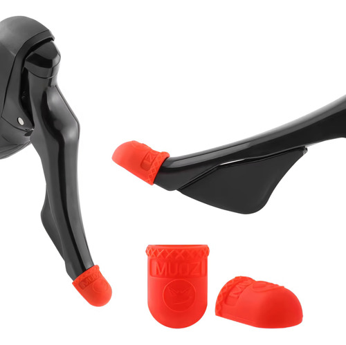 Funda Silicona X2 Apta Para Manija, Collar, Cierre, Mtb Ruta Negro