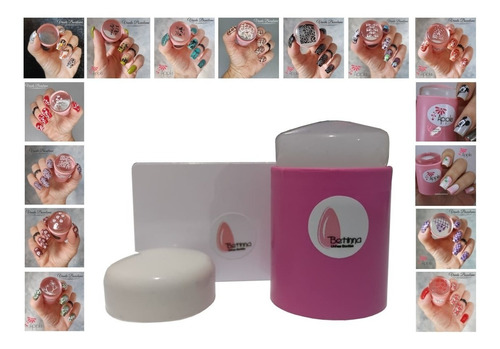 Imagem 4 de 4 de Carimbo Para Unhas Com Borracha Extra Betinna