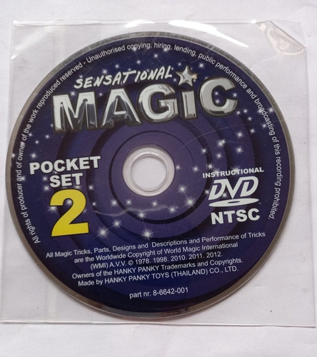 Dvd Sensational Magic .trucos De Magia