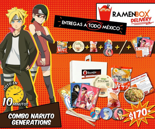 Combo Naruto Generations, Ramen, Arroz Y Coleccionables