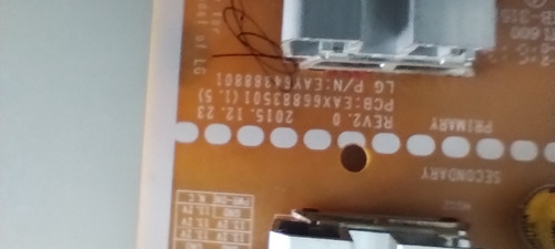 Placa Fuente Tv Led Lg 43uh6100 (Usado)