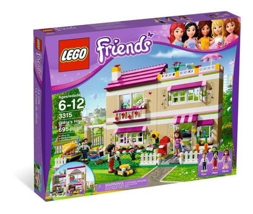 Lego Friends 3315, Olivia´s House, 695 Piezas Casa De Olivia