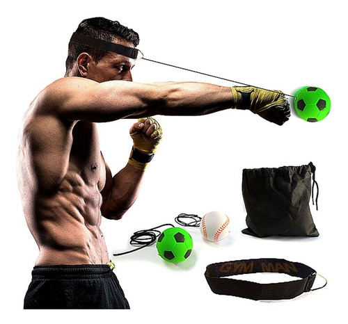 Vincha Pelota Boxeo Reflejos Entrenamiento Reflex Ball Gym C