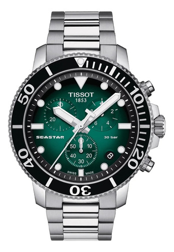 Reloj Tissot 1204171109101 Seaster Hombre Cronómetro 