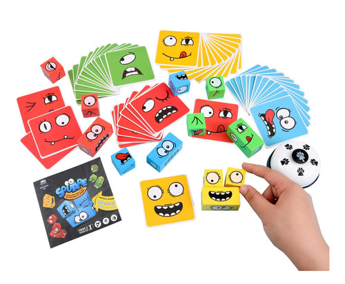 Juego De Cubo Mágico Que Cambia La Cara De Madera, Rompecabe