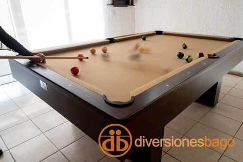 Imagen 4 de 8 de Mesa De Billar Estandar Americana - Diversiones Bago