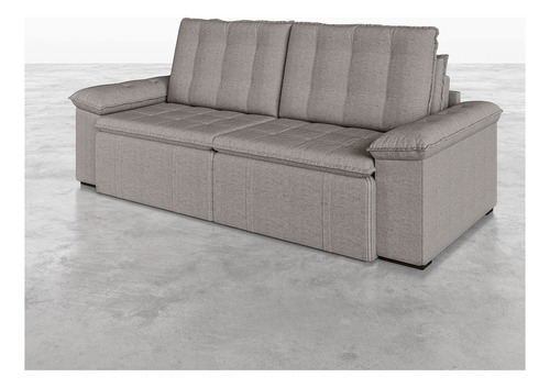 Sofá Cama Retrátil E Reclinável 3 Lugares 260cm Em Wt
