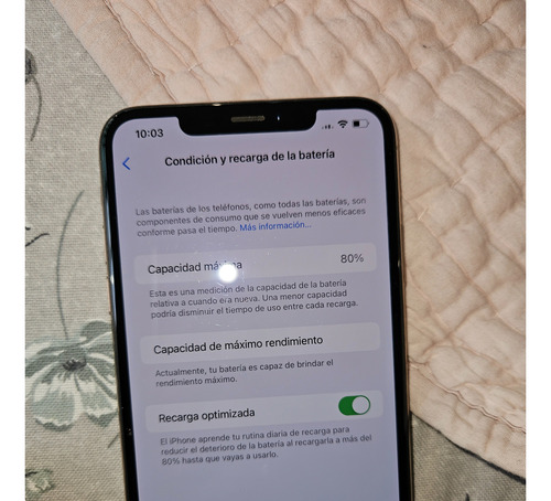 iPhone XS Max 256 Color Oro En Excelentes Condiciones (Usado)