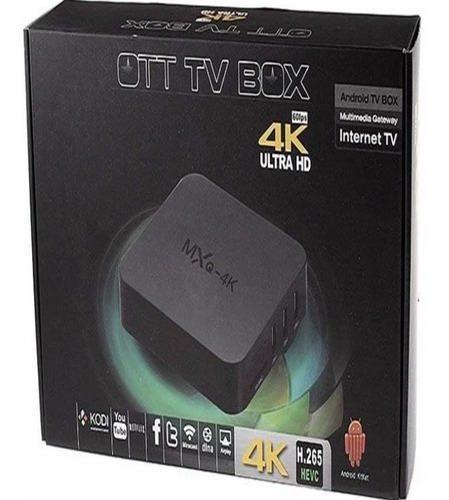 Imagen 3 de 3 de Android Tv Box Ott Tv Box 4k Uhd Wifi 1 Gb Smart Tv