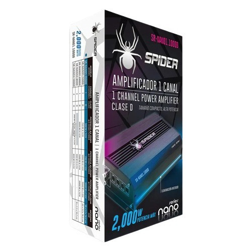 Amplificador Monoral Spider Sr-nano1.1000d