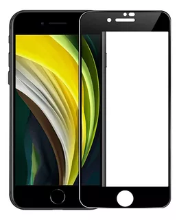 2 Piezas Mica Cristal Templado Para iPhone 6 6s Negro
