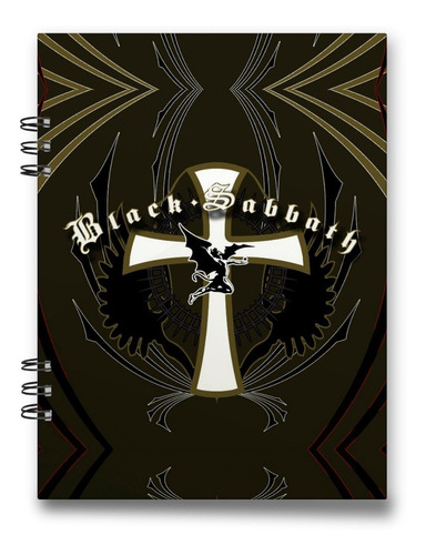 Imagen 7 de 10 de Cuaderno Black Sabbath 15x20 Cms Media Carta 100 Hojas