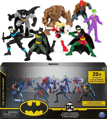 Dc Comics Set De Figuras Coleccionables Originales Superhero