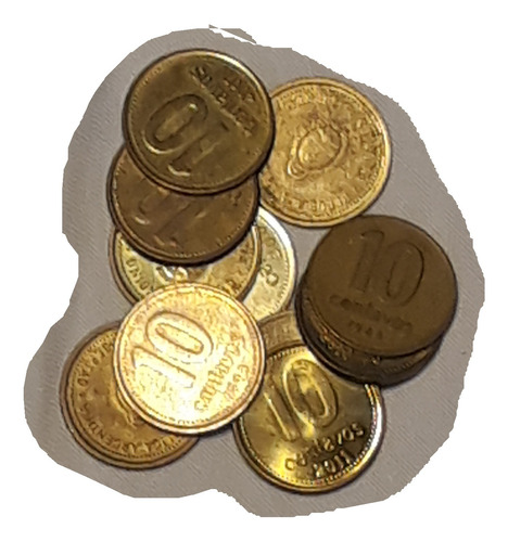 Moneda Argentina 10 Centavos Serie Completa Son 11 L1