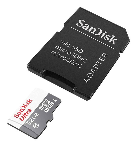 Memoria Micro Sd 32gb Sandisk Clase 10 Video Full Hd Nuevo