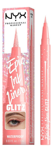 Delineador De Ojos Epic Ink Liner Glitz De Nyx Bootcut Bling Metalizado