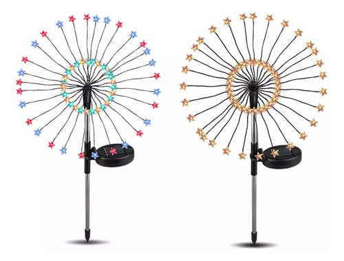 Nuevo Luz Solar Led For Jardín Con Forma De Estrella, 4