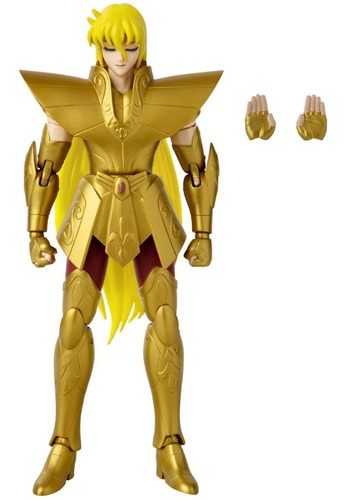 Caballeros Del Zodiaco Muñeco Figura Virgo Shaka Articulado