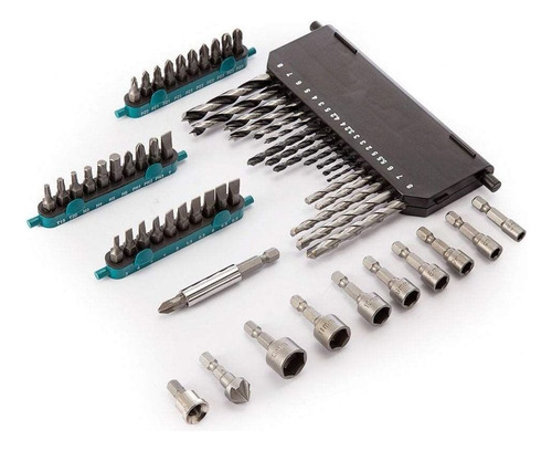 Set De Puntas, Brocas Y Dados X 60 Unidades Makita P-90358
