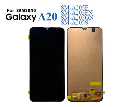 Pantalla Completa Samsung A205 Galaxy A20 Marco Oled Nueva