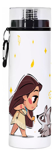 Termo Cilindro Princesas Botella 750ml Pocahontas