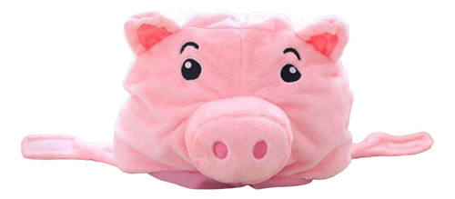 2 Bonito Gorro De Peluche De Cerdo, Disfraz De Utilería