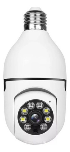 Camara Ip Rotica Tipo Bombillo Wifi 360° Vision Nocturna