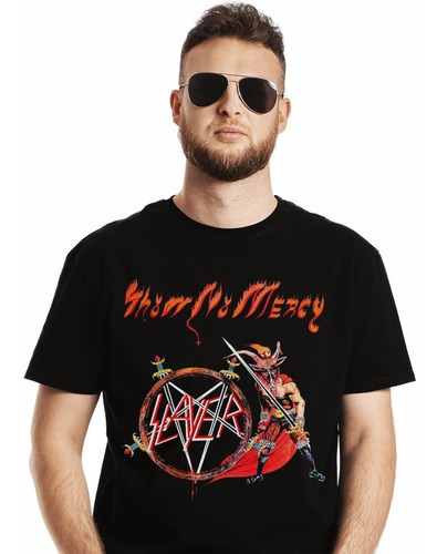 Polera Slayer Show No Mercy Metal Impresión Directa