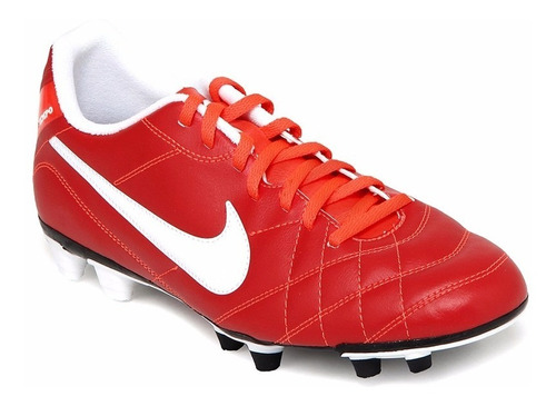 Zapato Futbol Tachones Nike Tiempo Rio Fg Rojo