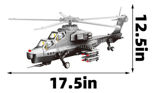 Helicopter Bricks Series 304pcs Builds Brotings Sets Kits De