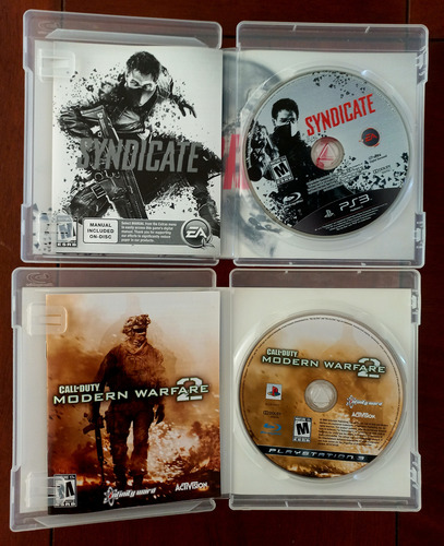Bundle Ps3 Call Of Duty Modern Warfare 2 / Syndicate (Usado)