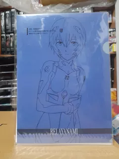 Rei Ayanami Evangelion Clear File Banpresto Ichiban Kuji F