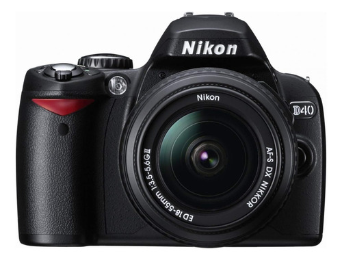 Kit De Câmera Digital Slr Nikon D40 De 6,1 Mp Com Lente Nik