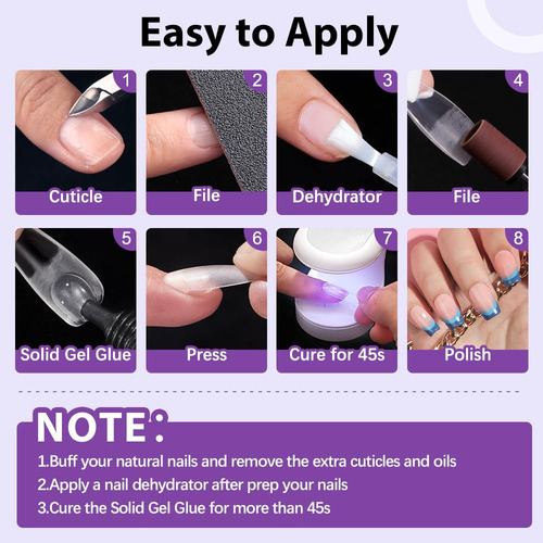 Gel De Uñas Btartbox Solid 20 G Para Uñas Prensadas 3 En 1
