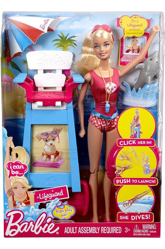 Barbie Salva-vidas Com Acessórios T9560