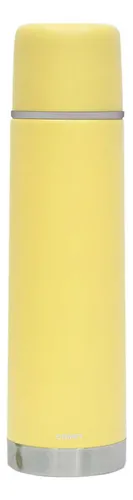 Termo Bala Acero Inoxidable 500ml Mantiene Frío Calor Comet Color Amarillo