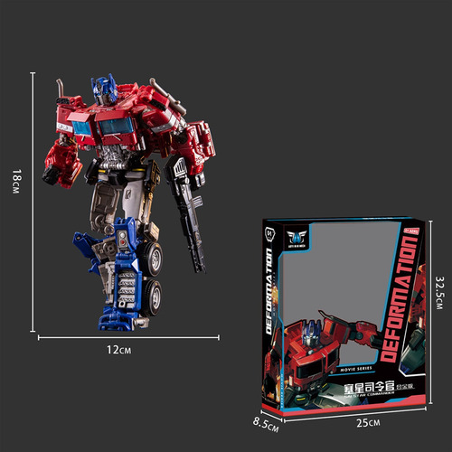 Transformers Optimus Prime Transformable Viejo Camión Min