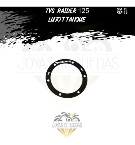 Lujo Tapa Tanque Accesorio Tvs Raider 125