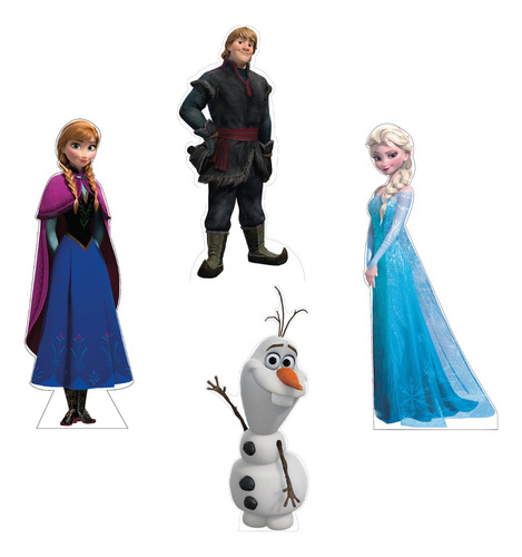Frozen 4 Displays Decorativos Para Fiesta Infantil