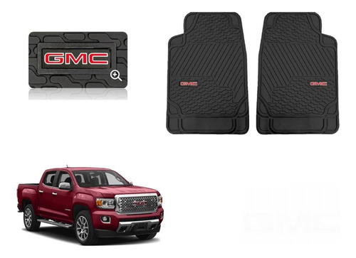 Tapetes 2pz Delanteros Logo Gmc Canyon 2018 A 2019 2020