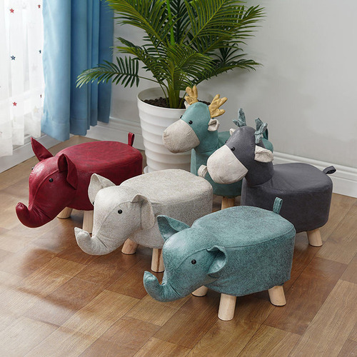 - Banco Con Forma De Elefante, Taburete De Madera For Niños,