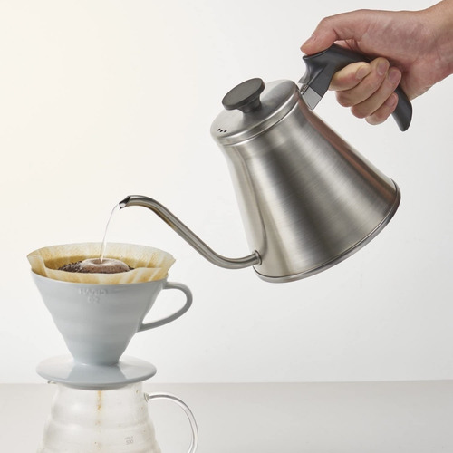 Imagen 3 de 4 de Hario Tetera De Goteo Hervidora Kettle Drip Fit 1,2 L Acero