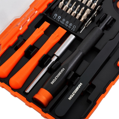Kit Puntas Atornilladoras Celulares 32 Piezas Hamilton Jp32