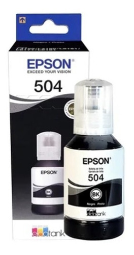 Cartucho De Tinta Original Epson T504 Negro 127ml 