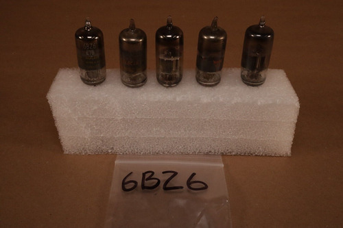 Lot Of 5 6bz6 Tube Used Untested Ddr