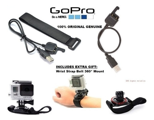 Gopro Cable Cargador Wifi Mount Ventosa Charging Wireless 