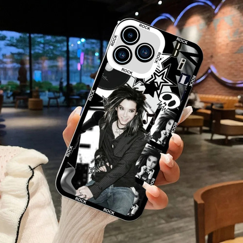 Funda De Teléfono Tom Bill Kaulitz Hotel Para iPhone 11, 12,