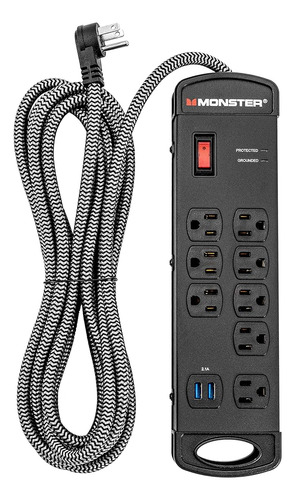 Monster Pro Mi Professional Surge Protector Power Strip Con 