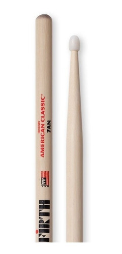 Baquetas Palillos Vic Firth 7a Hickory Punta De Nylon