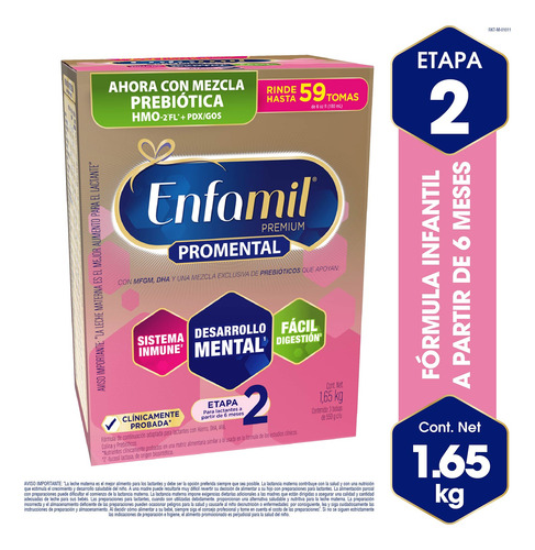 Enfamil Premium Etapa 2 Fórmula Infantil X 1650 Gr